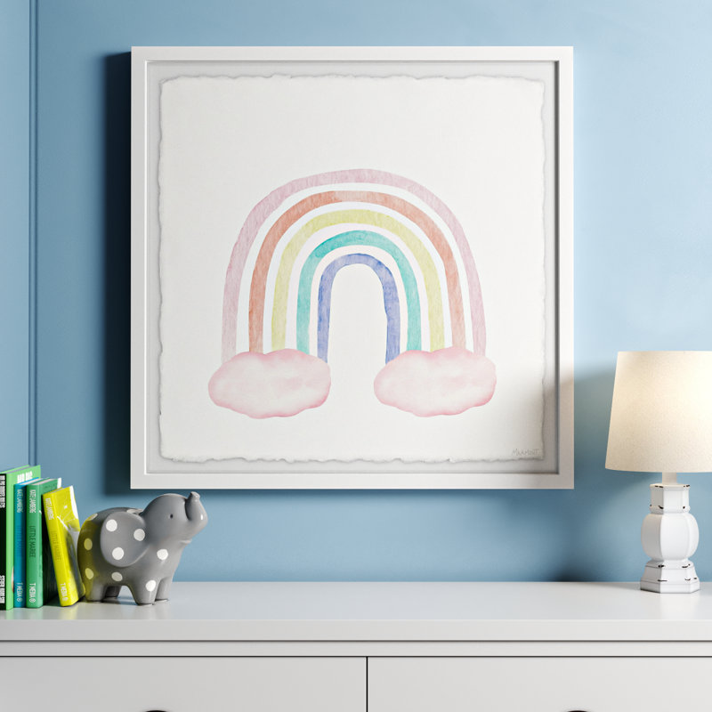 «Brodsky Ketterer Pink Rainbows», reproduction encadrée, H 32 po x l 32 po x P 1,5 po