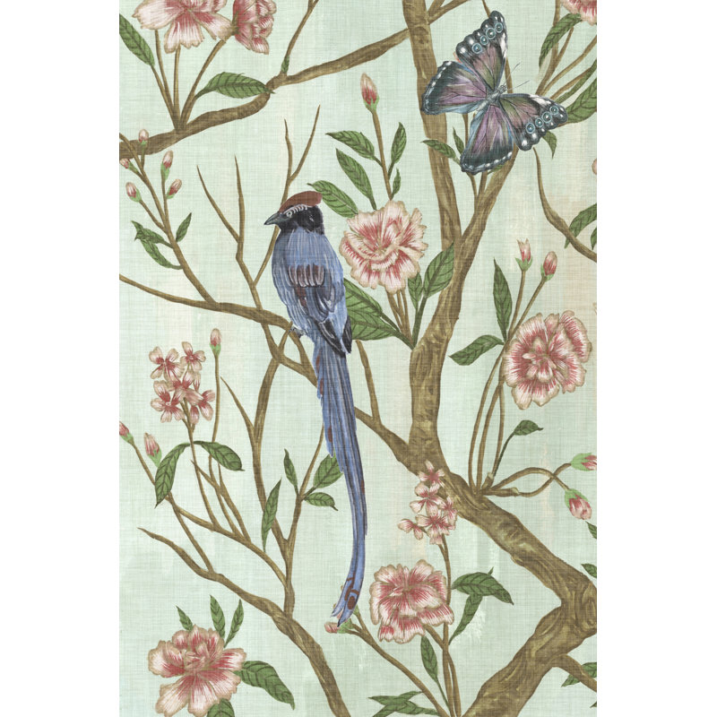 Delicate Chinoiserie I by Melissa Wang - Wrapped Canvas Print, 91cm H x 61cm W x 3.8cm D
