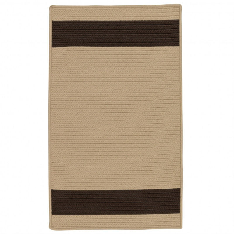 Tapis réversible intérieur / extérieur Sumrall - brun sable, Rectangle 6 pi x 9 pi