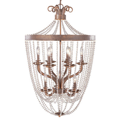 Lustre à plusieurs niveaux 9 lumières lanterne Grace