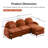 Cloud-like Teddy Fabric Modular Sofa with Double-Layer Cushion Support-527824275-527824273