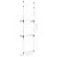 Telescopic Wardrobe System with Rods Aluminium