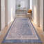 Tapis Sultanahmet moderne à motifs mosaïques mouchetées abstraites bleu, gris, or, crème et ivoire, lavable à la machine, antidérapant, à poils courts, pour intérieur et extérieur, adapté aux animaux domestiques, idéal pour le salon, la chambre, la salle à manger, l'entrée, le couloir ou le bureau.-132128101