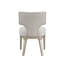 Ensemble de 2 chaises d'appoint en lin Kasa