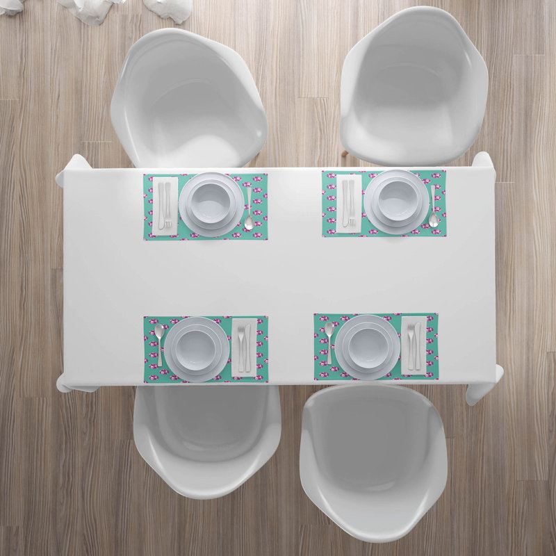 Polyester Geometric Rectangle Placemat