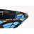 Thora Turquoise Blue, Ivory Tiffany Style Flushmount Ceiling Lamp