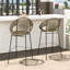 Faux pour patio extérieur, fabrication en PE, confort ergonomique, motif tissé complexe, cadre, caisses à usages multiples convenables pour le jardin et l'extérieur, fabriqué en PE, design, élégant-218849432