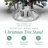 Latitude Run® Rotating Tree Stand Base w/Stanley Skinny Pencil Christmas Tree