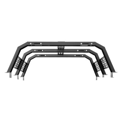 Overland Truck Bed Rack, 54.3-68.3 in Width, Steel, 1pc - Adjustable Cargo Management Rack, 900 lbs Static Load Capacity