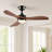 42" 3 - Blade Modern Farmhouse Small Room LED Ceiling Fan with Light and Remote-1997669444