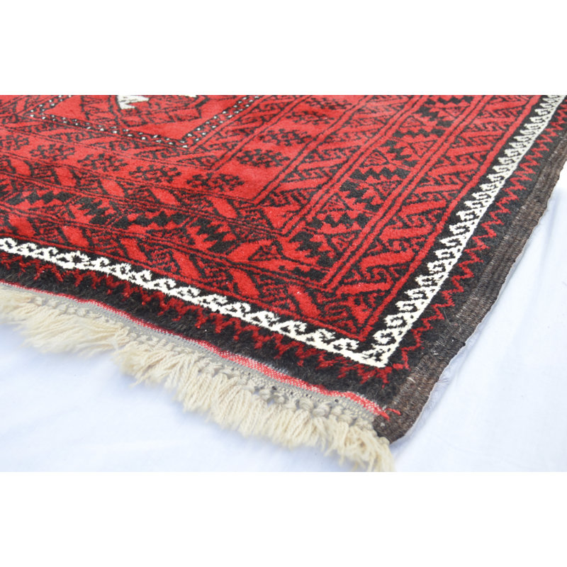 One-of-a-Kind 3'10" X 7'7" Hand Knotted Area Rug