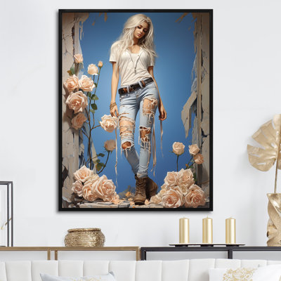 " In Style Woman Denim Elegance II "