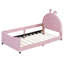Upholstered Daybed With Rabbit Ear Shaped Headboard-1306053170