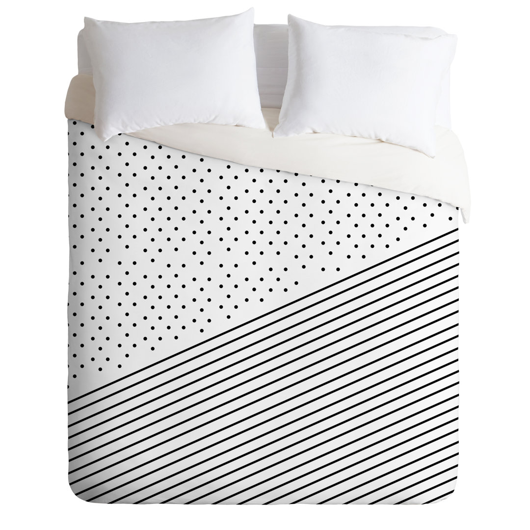 Opposites Attract Duvet Cover Deny Designs