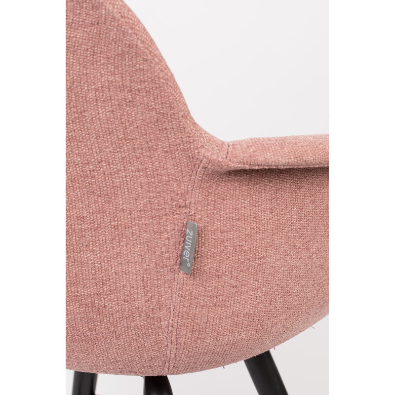 Albert Kuip Upholstered Arm Chair, Pink