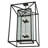 Kitzi 8 - Light Dimmable Lantern Square / Rectangle Chandelier