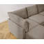 Canapé modulaire rembourré avec repose-pieds 6 pièces Cann-112025991