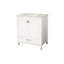 Meuble-lavabo autoportant avec lavabo, comptoir en marbre d'ingénierie Carrara avec lavabo rectangulaire encastré en céramique, grande porte de rangement à fermeture en douceur