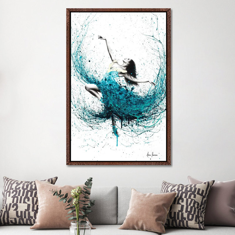 Print on Canvas, Brown Floater Framed, 66.04cm H x 45.72cm W x 3.81cm D