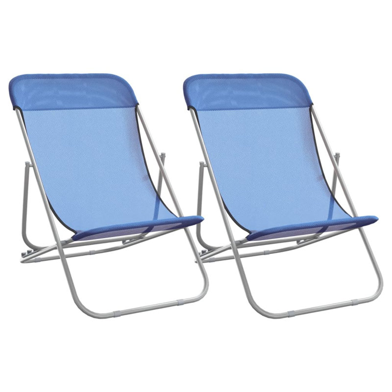 Folding Beach Chair,  Blue