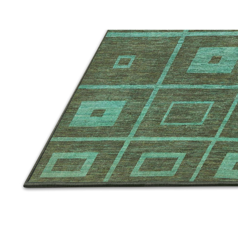 Abstract Indoor Rug, Rectangle 4' x 6'