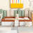 Tamaj Upholstered Daybed Frame with Fence and Stairs-885192550-929056648