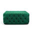 Silkleaf 92Cm Wide Velvet Tufted Square Cocktail Ottoman-786014165
