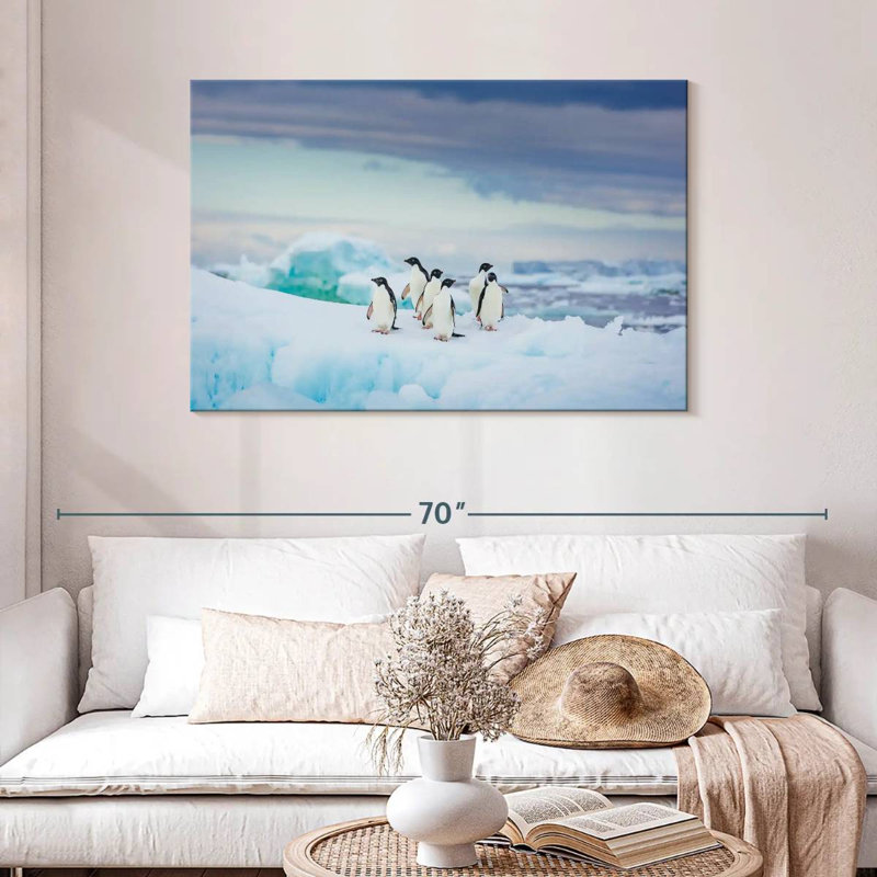 Pingouins adorables de Brampt, H 30 po x l 45 po