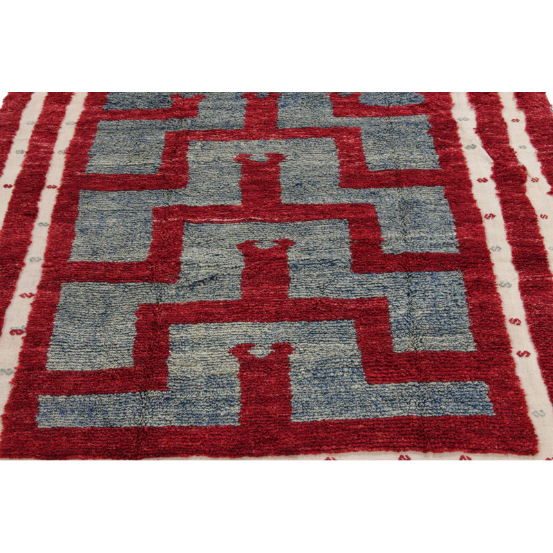 One-of-a-Kind 4'8" X 5'10" Hand Knotted Area Rug