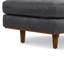 Repose-pieds rembourré l 33 po avec pieds en bois massif Morrison-318146237
