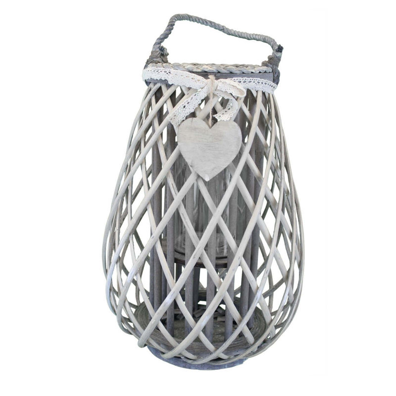 Glass Wall Lantern, Grey