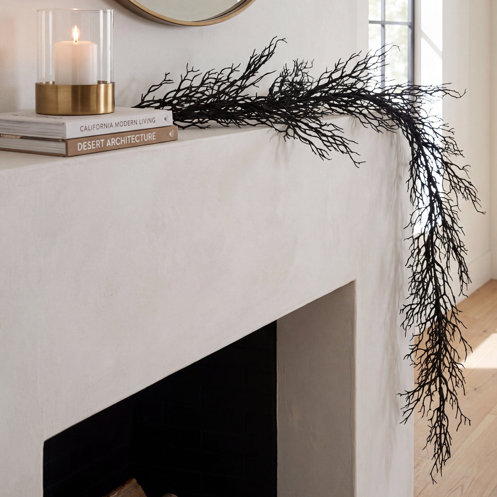 72" Twig Halloween Garland