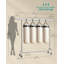 Clothes Rack On Wheels, Heavy-Duty Clothes Rail-1574556572