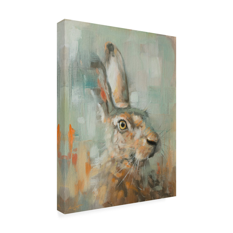«Animal Hare» sur toile, L 14 po x H 19 po