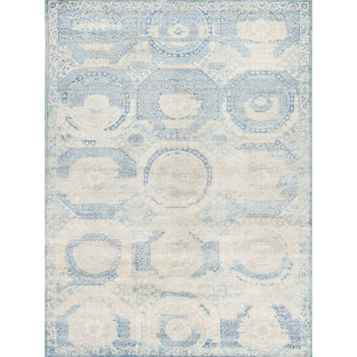 Fine Mamluk Hand Woven Geometric Area Rug