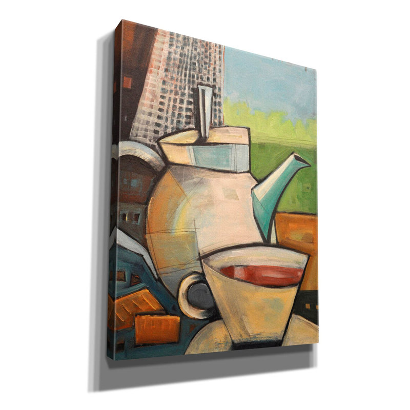 " Tea Time " by Tim Nyberg, 16" H x 12" W x 0.75" D