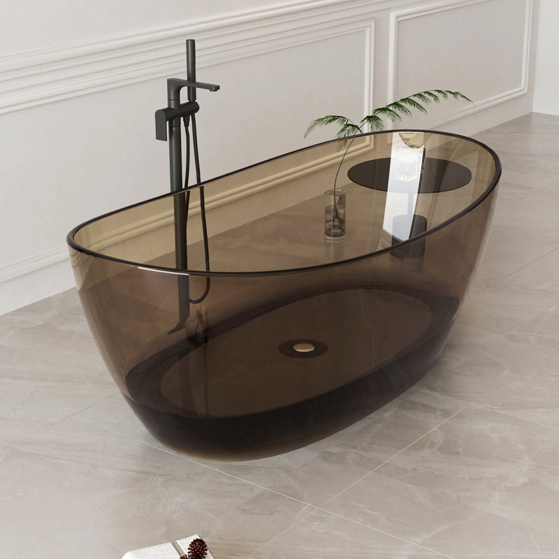 Baignoire autoportante à surface solide de 65 po Forma