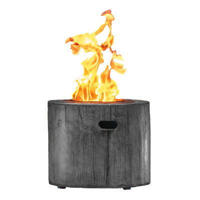 Portable Wax Burning Fire Pit, No Wood Smoke, 8-Hour Fuel