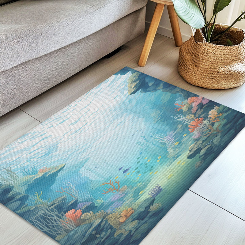 Tapis tressé océan, Rectangulaire 3 pi x 5 pi
