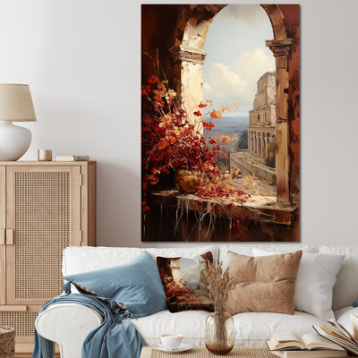 Printemps, empire romain paysage II - Italie, art mural