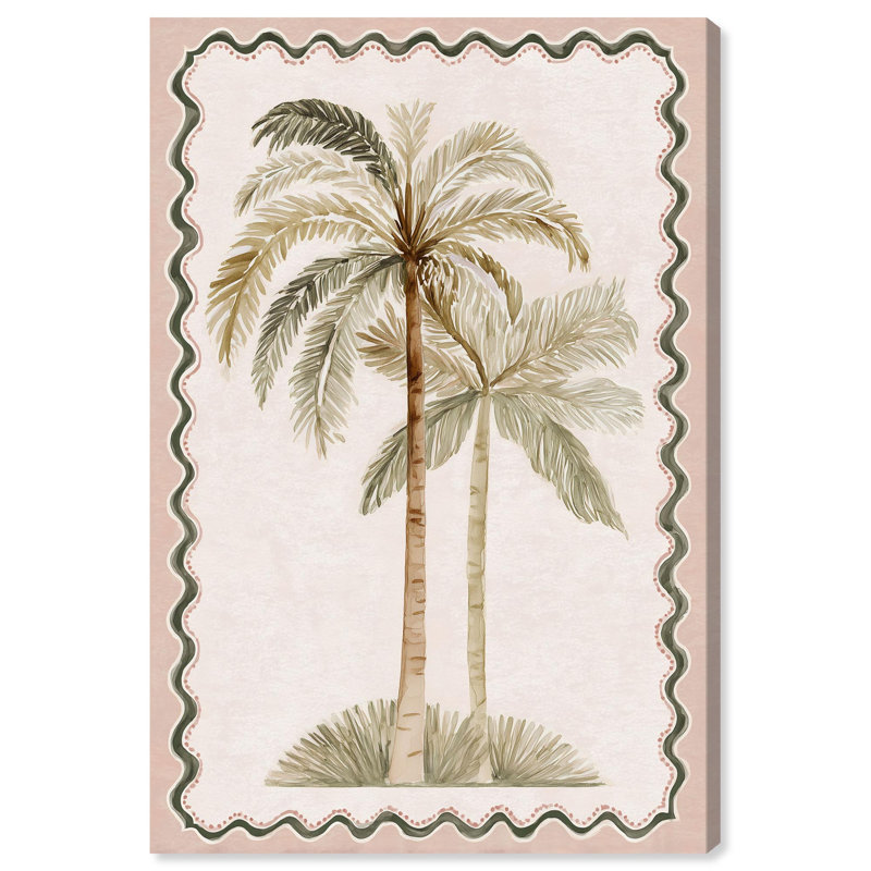 «Watercolor Palms IV», reproduction d'art sur toile, art bord de mer par Art Remedy, 10 x 15, H 15 po x l 10 po