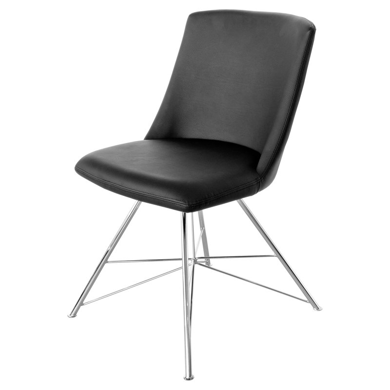 Enzo 47cm H Upholstered Accent, Black