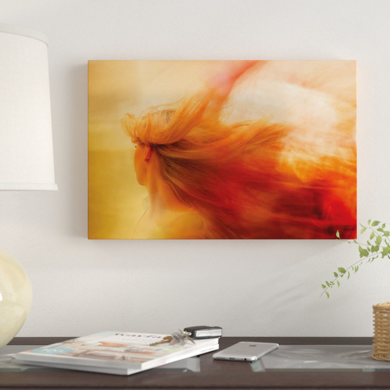 « oublier me », impression sur toile, H 26 po x l 40 po x P 1,5 po, Pas de tapis, Toile tendue
