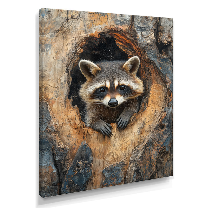 Gerdien - animaux, art mural, salon, H 20 po x l 12 po, Toile tendue, Ne s’applique pas