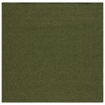Garbrand Braided Hand Woven Performance Machine Washable Solid Colour Indoor/Outdoor Area Rug