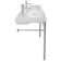Brayden Studio® Hernandes 17.72'' White Vitreous China Rectangular Bathroom Sink with Overflow