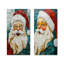 «Santa's Christmas Jolly Laugh I» - ensemble d'art mural de Noël père Noël 2 pièces-25625977-25625983
