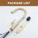 CASAINC Single-Handle Pull-Down Kitchen Faucet Single Hole Faucet with Deck Plate