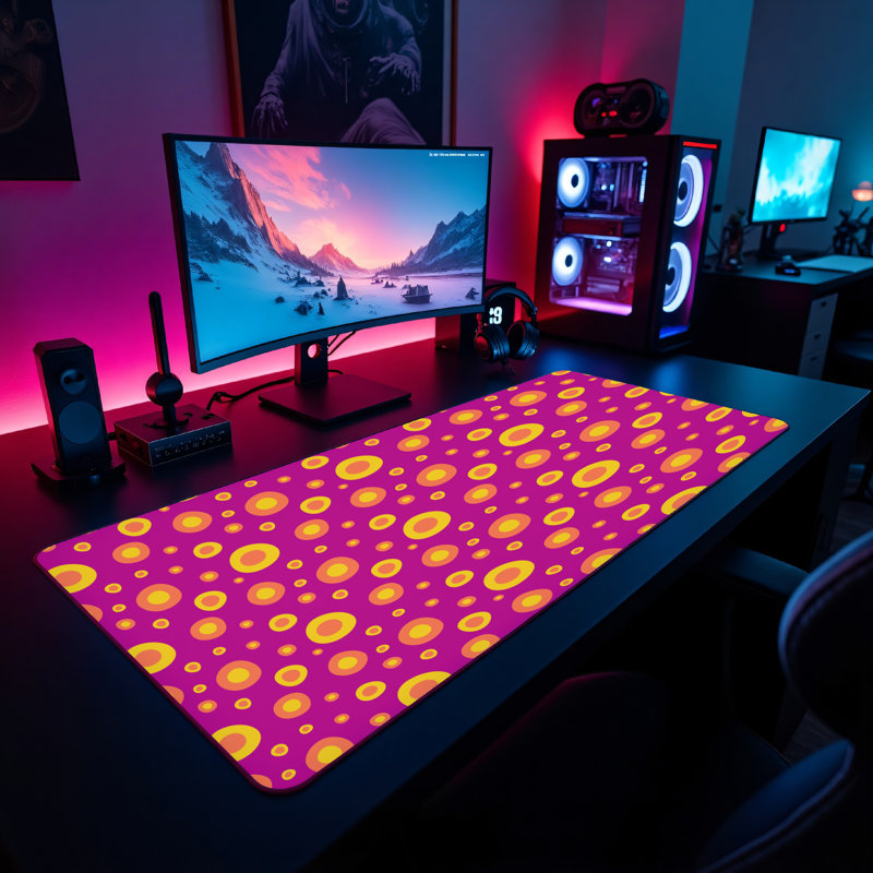 Polyester Desk Pad, 14.4x12.1