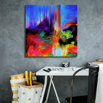  'Rain' by Dante Plata Canvas Wall Art, 26" x 26"